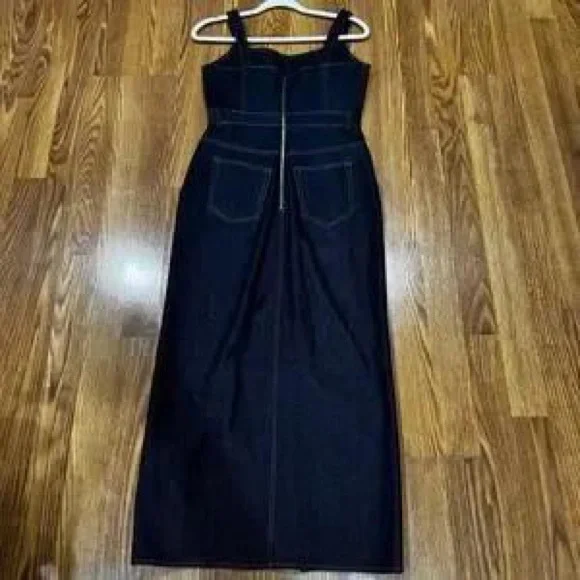 Brandon Maxwell bodycon thigh slit classic medium Wash Denim Bustier Dress  sz 4 is available for purchase on au PAY Market - Imported Goods Online  Store Co.Ltd. | au PAY Market -
